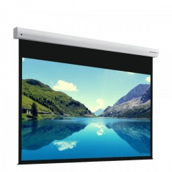 Liberty Grandview 220" (16:9) Elegant Tubular Motor Motorized screen With Matte White Fiber Glass Fabric WM5.  (with Wooden Crate Packing)