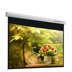 Liberty Grandview 226"  (16:10) Elegant Series Tubular Motor Motorized Screen with Matte Grey Fiber Glass Fabric GM5 (with Wooden Crate Packing)