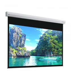 Liberty Grandview 150" (16:10) Elegant Series Tubular Motor Motorized Screen With Matte White Fiber Glass Fabric WM5 (with wooden crate packing)
