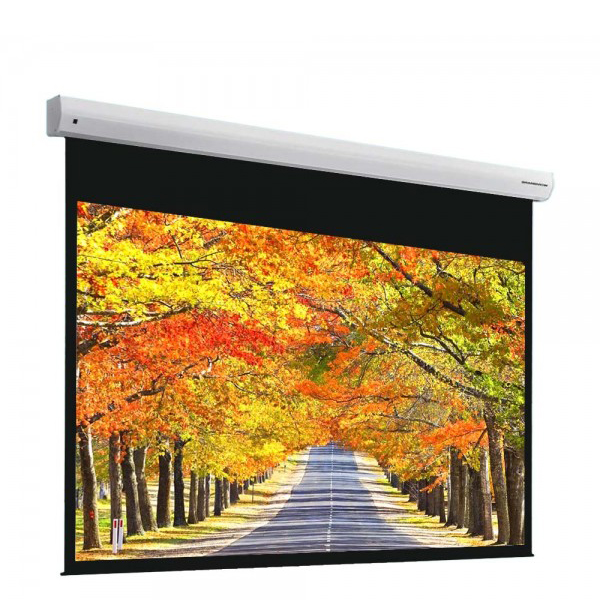 Liberty Grandview 189" (16:10) Elegant Series Tubular Motor  Motorized Screen with Matte White Fiber Glass Fabric (WM5.)