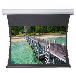 Liberty Redleaf 120" (16:9) Elite Tab Tension Screen with Matte White 4K Fabric