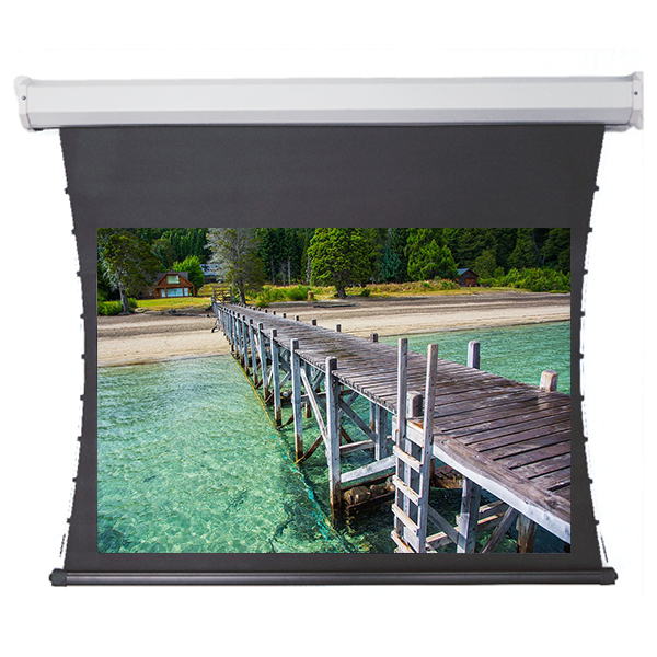 Liberty Redleaf 120" (16:9) Elite Tab Tension Screen with Matte White 4K Fabric