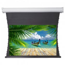 Liberty Redleaf 120" (16:9) Elite Tab Tension Screen with Acoustic Matte White Fabric