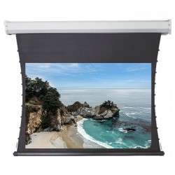 Liberty Redleaf 135" (16:9) Elite Tab Tension Screen with Matte White 4K Fabric
