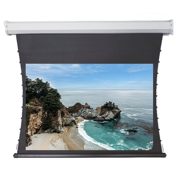 Liberty Redleaf 135" (16:9) Elite Tab Tension Screen with Matte White 4K Fabric