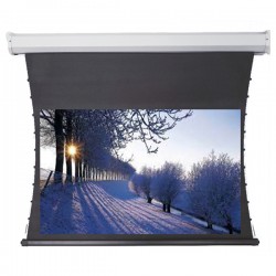 Liberty Redleaf 150" (16:9) Elite Tab Tension Screen with Matte White Vinyle Fabric (Wooden Crate)