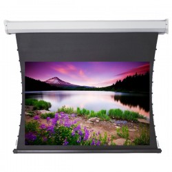 Liberty Redleaf 180" (16:9) Elite Tab Tension Screen with Matte White 4K Fabric  (Wooden Crate)