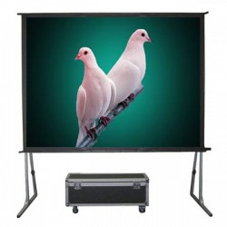 Liberty Grandview 189" (16:10) Fast Fold Screen with Matt White (RE3) with wooden crate packing