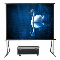 Liberty Grandview 236" (16:10) Fast Fold Screen with Matt White (RE3) with wooden crate packing