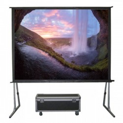 Liberty Grandview 157" (2.35:1) Fast Fold Screen with Matt White (RE3) with wooden crate packing