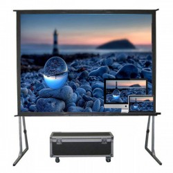 Liberty Grandview 174" (2.35:1) Fast Fold Screen with Matt White (RE3) with wooden crate packing