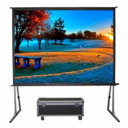 Liberty Grandview 217" (2.35:1) Fast Fold Screen with Matt White (RE3) wooden crate packing