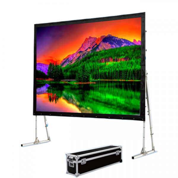 Liberty Grandview 100" (4:3) Fast Fold Drape Bar for complete Kit Screen.