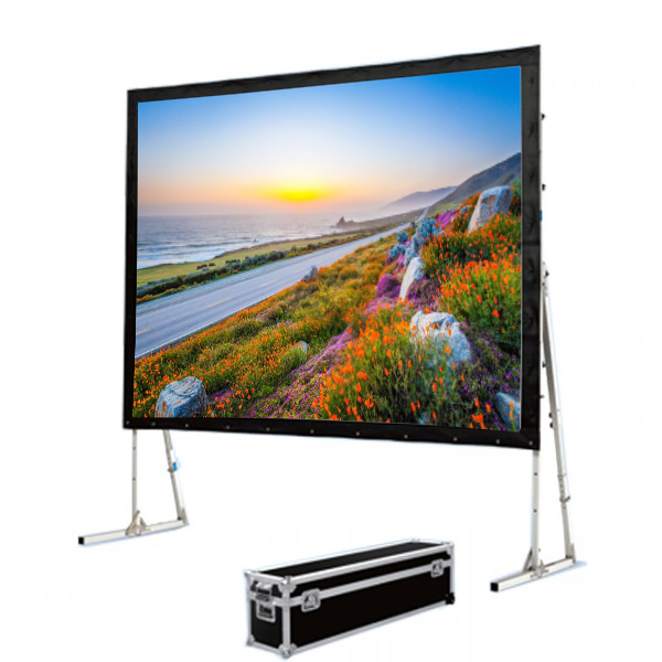 Liberty Grandview 130" (2.35:1) Fast Fold Screen Complete Drape Kit.