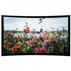 Liberty Grandview 80" (16:9) Prestige Curved Fixed Frame  With 8cm PS. Series BG7. Grey Screen.