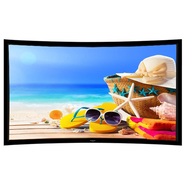 Liberty Grandview 100" (16:9) Prestige Curved Fixed Frame With 8cm PS. Series UHD130. Screen.