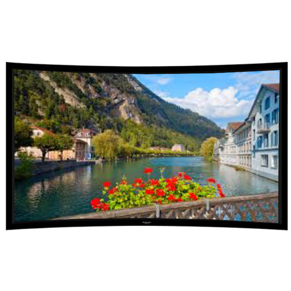 Liberty Grandview 125" (2.35:1) Prestige Curved Fixed Frame With 8cm PS. Series BG7. Grey Screen.