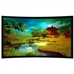 Liberty Grandview 132" (2.35:1) Prestige Curved Fixed Frame With 8cm PS. Series UHD130. Screen.