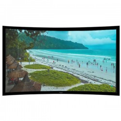 Liberty Grandview 106" (16:9) Prestige Curved Fixed Frame With 8cm PS. Series DY20. Dynamique 3D. Screen.
