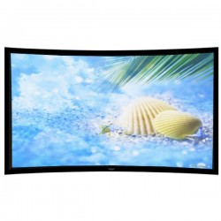 Liberty Grandview 112" (16:9) Prestige Curved Fixed Frame With 8cm PS. Series WB7. White Screen.