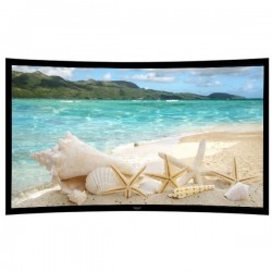 Liberty Grandview 112" (16:9) Prestige Curved Fixed Frame With 8cm PS. Series UHD130. Screen.