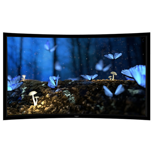 Liberty Grandview 80" (16:9) Prestige Curved Fixed Frame  With 8cm PS. Series UHD130. Screen.
