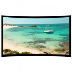 Liberty Grandview 112" (16:9) Prestige Curved Fixed Frame With 8cm PS. Series DY20. Dynamique 3D. Screen.