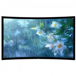Liberty Grandview 120" (16:9) Prestige Curved Fixed Frame With 8cm PS. Series RE3. Rare Projection Screen.
