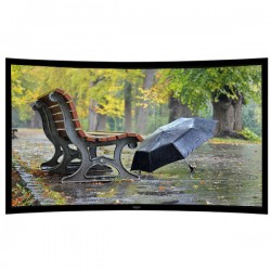 Liberty Grandview 133" (16:9) Prestige Curved Fixed Frame With 8cm PS. Series BG7. Grey Screen.