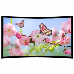Liberty Grandview 133" (16:9) Prestige Curved Fixed Frame With 8cm PS. Series DY20. Dynamique 3D. Screen.