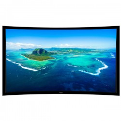 Liberty Grandview 80" (16:9) Prestige Curved Fixed Frame  With 8cm PS. Series DY20. Dynamique 3D. Screen.