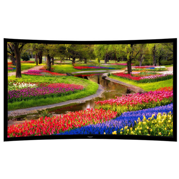 Liberty Grandview 133" (16:9) Prestige Curved Fixed Frame With 8cm PS. Series RE3. Rare Projection Screen.