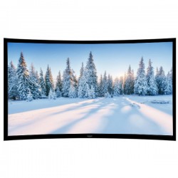 Liberty Grandview 164" (16:10) Ultimate Curved Fixed Frame 10cms PS. Series GG3. Grey Screen.