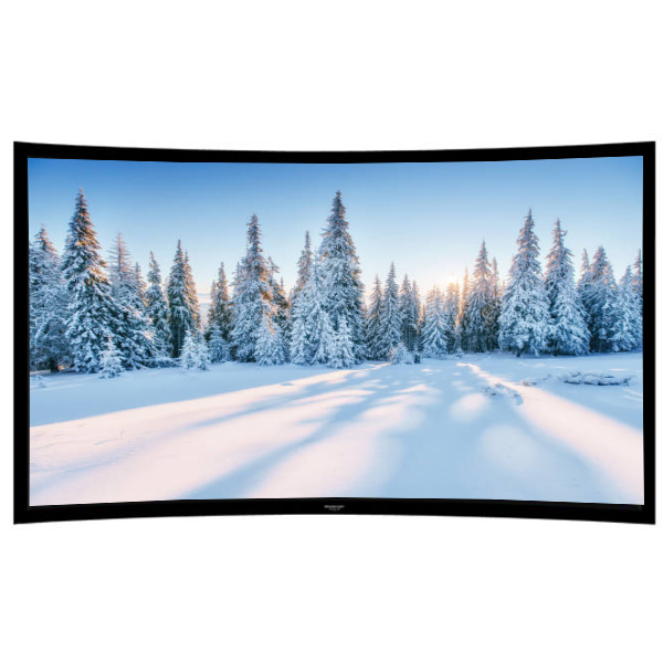 Liberty Grandview 150" (16:9) Prestige Curved Fixed Frame With 8cm PS. Series WB7. White Screen.