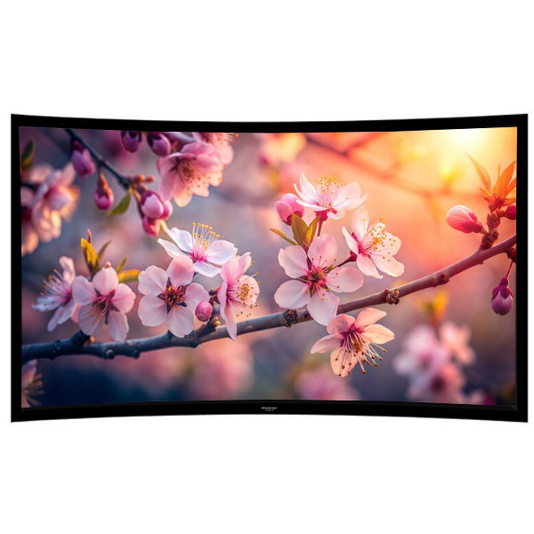 Liberty Grandview 150" (16:9) Prestige Curved Fixed Frame With 8cm PS. Series DY20. Dynamique 3D. Screen.