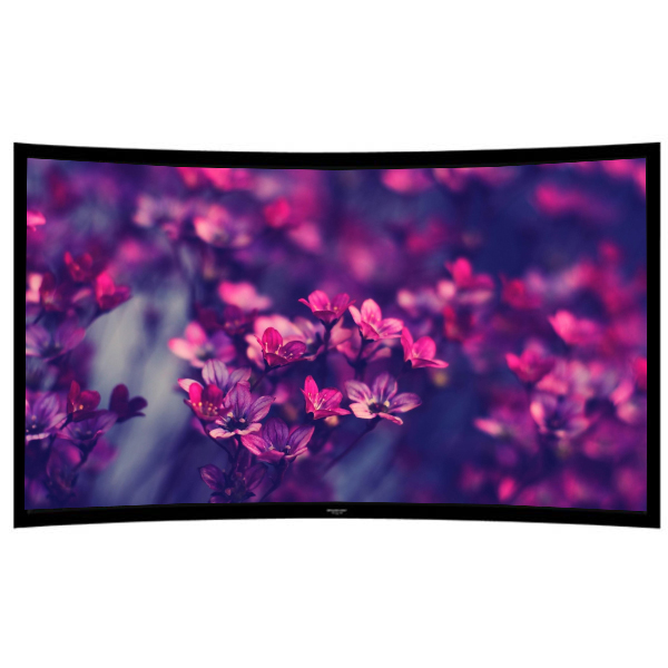 Liberty Grandview 150" (16:9) Prestige Curved Fixed Frame With 8cm PS. Series RE3. Rare Projection Screen.