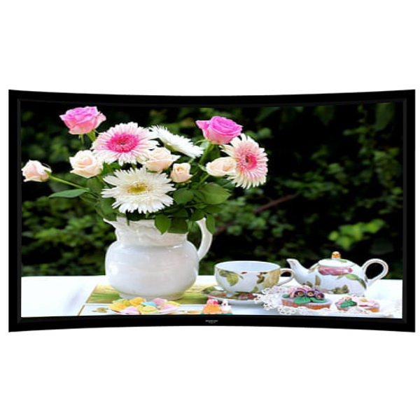 Liberty Grandview 82" (16:10) Prestige Curved Fixed Frame With 8cm PS. Series BG7. Grey Screen.