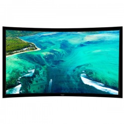 Liberty Grandview 165" (16:9) Ultimate Curved Fixed Frame 10cms PS. Series AW6. Acoustic Weaved Screen