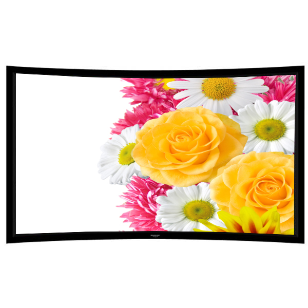 Liberty Grandview 109" (16:10) Prestige Curved Fixed Frame With 8cm PS. Series WB7. White Screen.