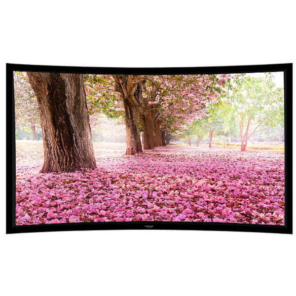 Liberty Grandview 109" (16:10) Prestige Curved Fixed Frame With 8cm PS. Series UHD130. Screen.