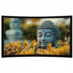 Liberty Grandview 113" (16:10) Prestige Curved Fixed Frame With 8cm PS. Series AW6. Acoustic Weaved Screen.
