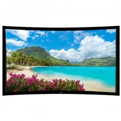 Liberty Grandview 92" (16:9) Prestige Curved Fixed Frame  With 8cm PS. Series WW3. UHD130. Screen.