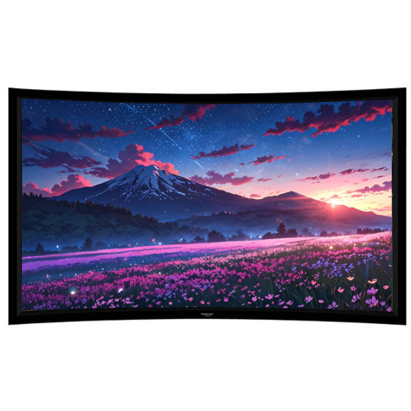 Liberty Grandview 123" (16:10) Prestige Curved Fixed Frame With 8cm PS. Series BG7. Grey Screen.