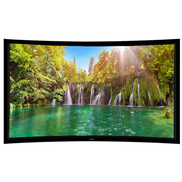 Liberty Grandview 123" (16:10) Prestige Curved Fixed Frame With 8cm PS. Series UHD130. Screen.