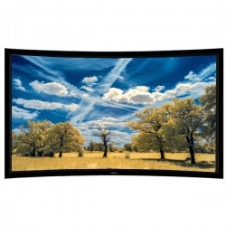 Liberty Grandview 123" (16:10) Prestige Curved Fixed Frame With 8cm PS. Series AW6. Acoustic Weaved Screen.