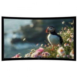 Liberty Grandview 130" (16:10) Prestige Curved Fixed Frame With 8cm PS. Series DY20. Dynamique 3D. Screen.