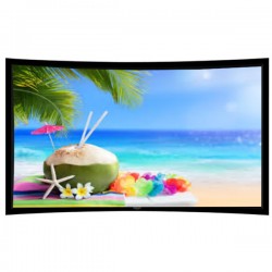Liberty Grandview 92" (16:9) Prestige Curved Fixed Frame With 8cm PS. Series DY20. Dynamique 3D. Screen.