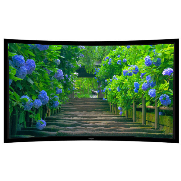 Liberty Grandview 130" (16:10) Prestige Curved Fixed Frame With 8cm PS. Series AW6. Acoustic Weaved Screen.