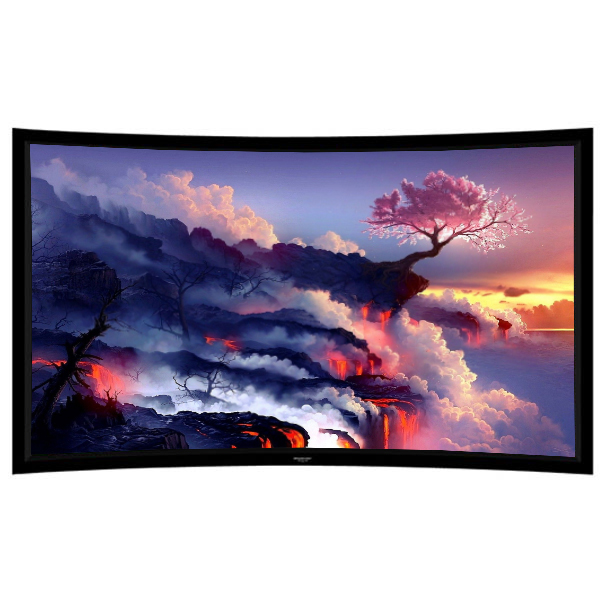 Liberty Grandview 137" (16:10) Prestige Curved Fixed Frame With 8cm PS. Series BG7. Grey Screen.