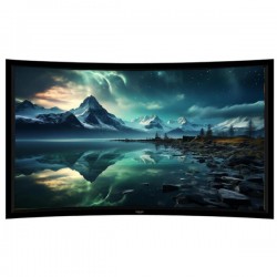 Liberty Grandview 137" (16:10) Prestige Curved Fixed Frame With 8cm PS. Series DY20. Dynamique 3D. Screen.
